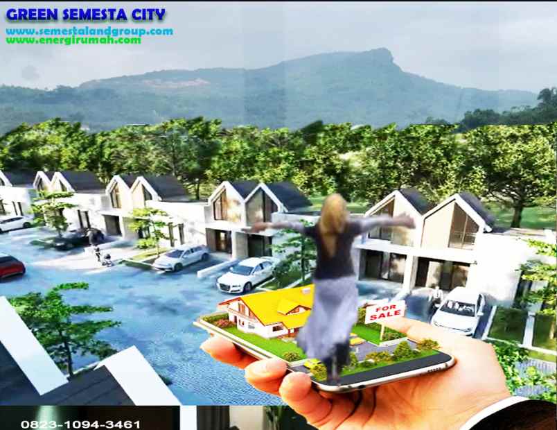 dijual rumah jalan raya tajur citeureup