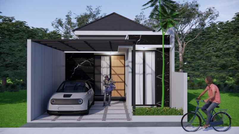 dijual rumah jl purbaya warak