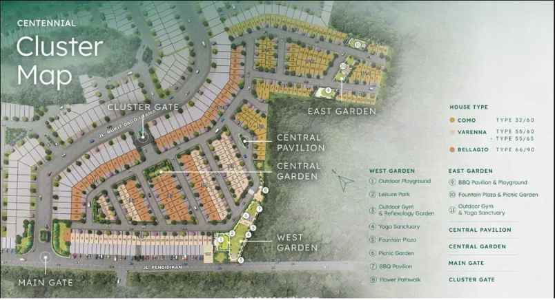 dijual rumah jl rawa kalong gunung