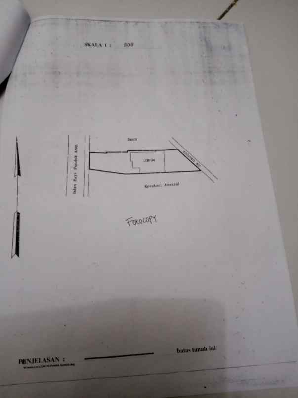 dijual rumah jln jombang raya pondok