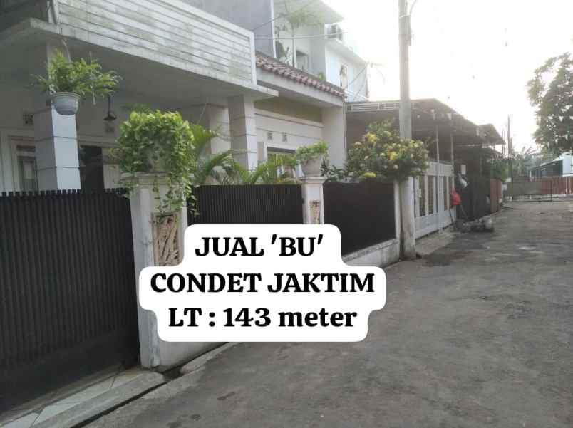 dijual rumah kp tengah condet jaktim