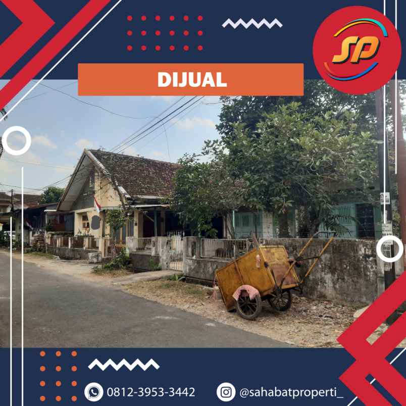 dijual rumah lama di pusat kota jember