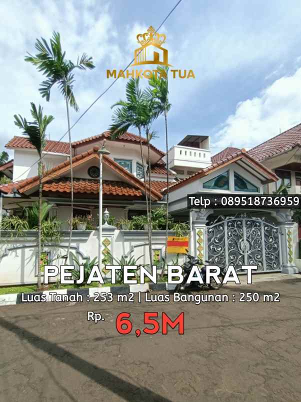 dijual rumah pejaten barat