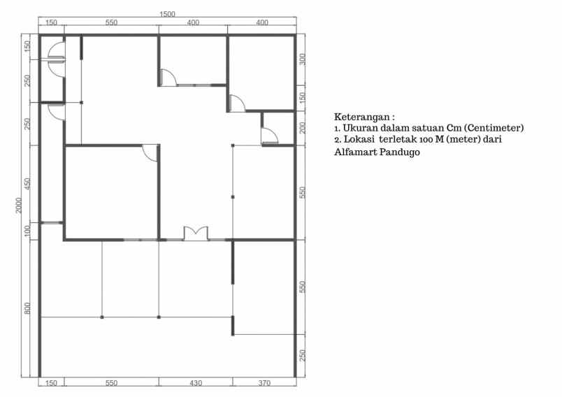 dijual rumah raya pandugo
