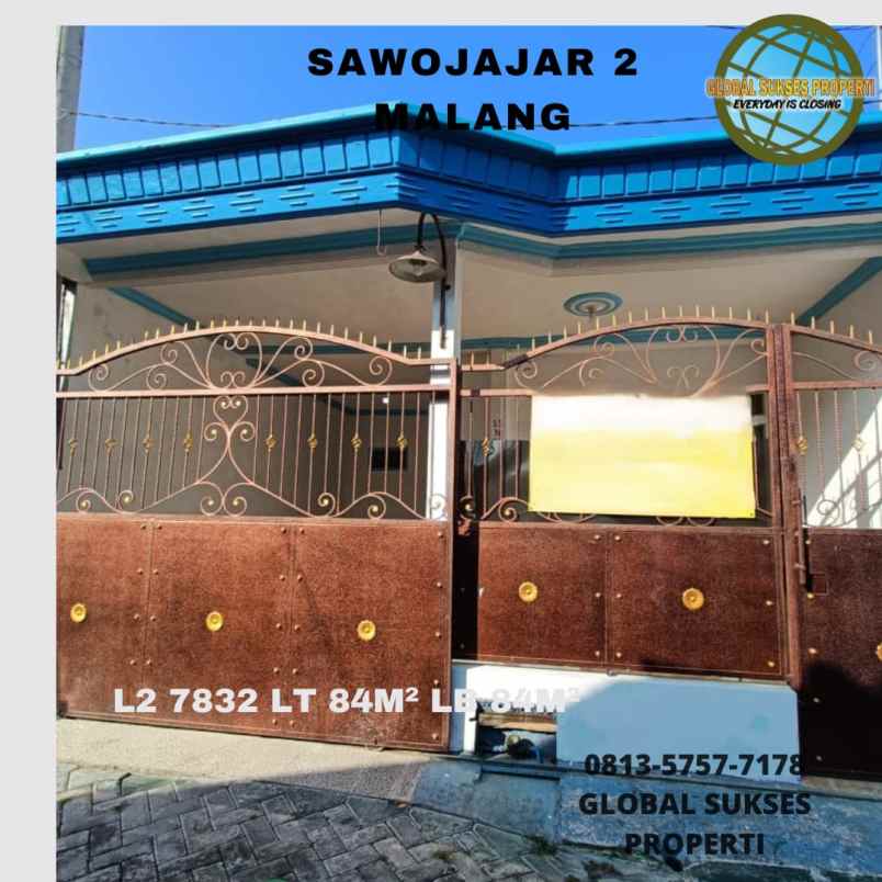 dijual rumah sawojajar 2