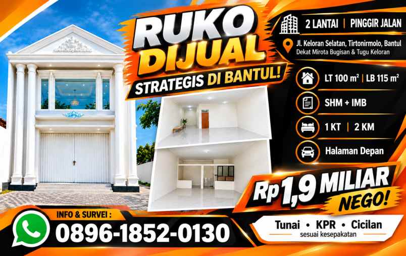 dijual rumah tirtonirmolo bantul yogyakarta