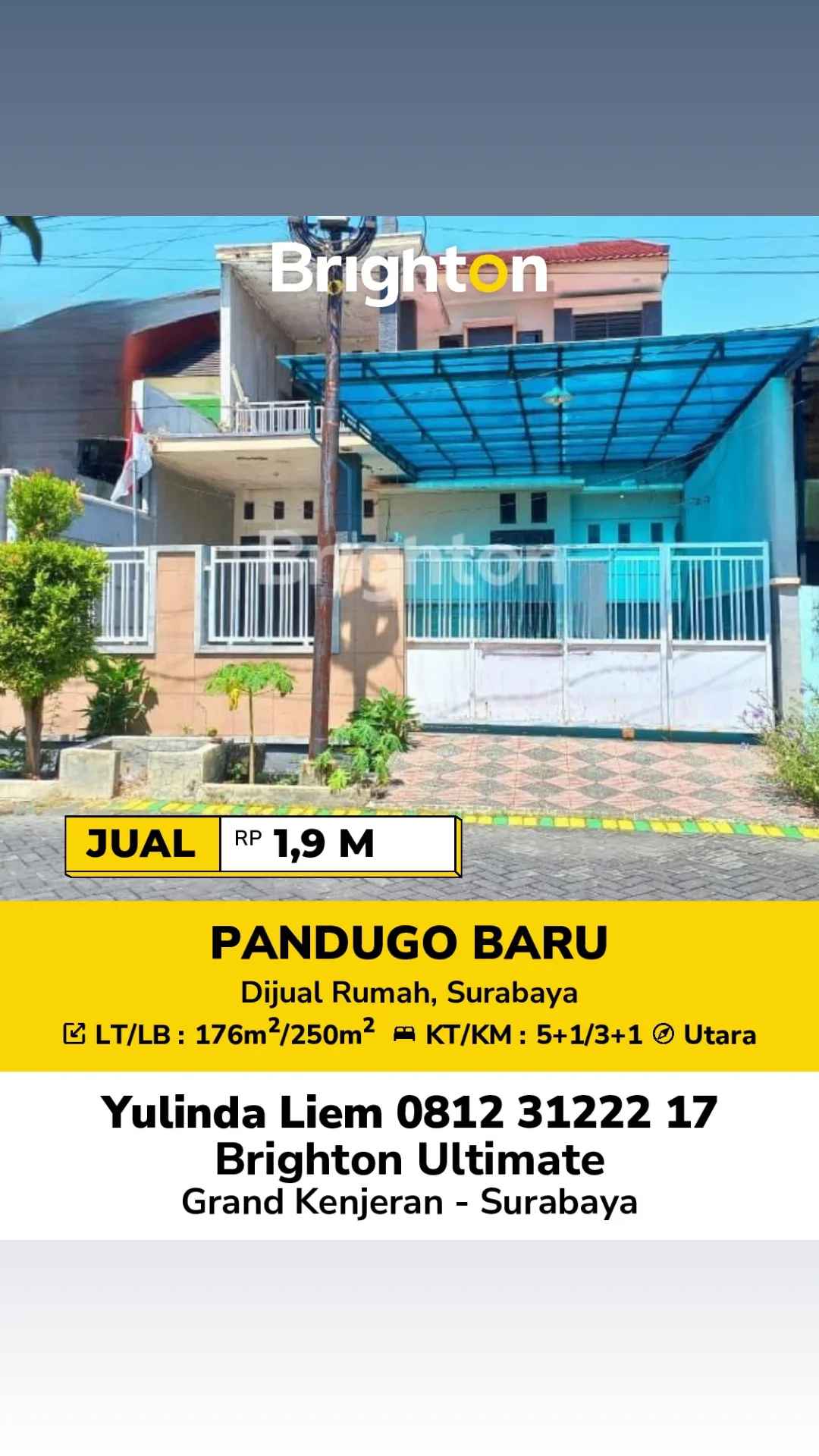 dijual segera rumah jl pandugo surabaya timur