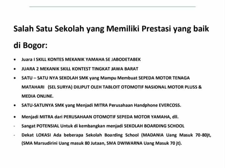 dijual segera sekolah aktif kemang parung bogor