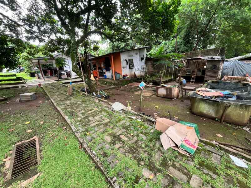 dijual tanah beserta bangunan bisa untuk komersil