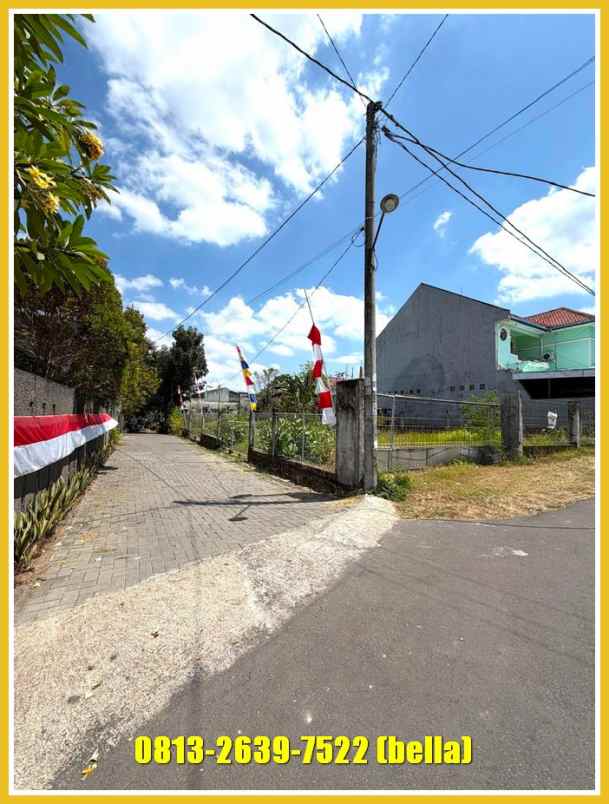 dijual tanah jalan kopen 2 banteng