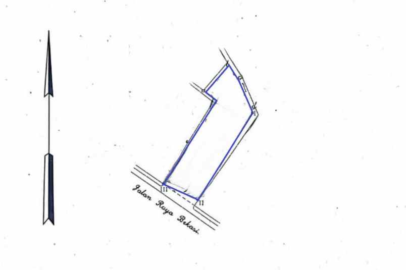 dijual tanah jalan raya bekasi cakung