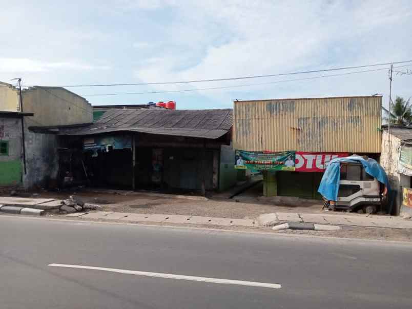 dijual tanah jalan raya lemahabang