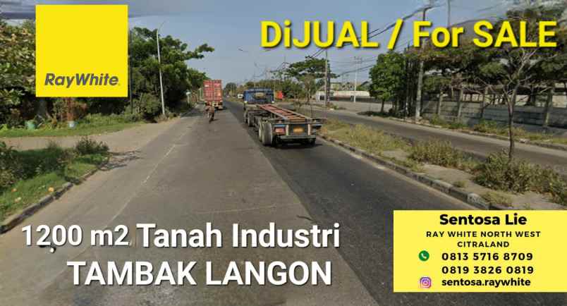 dijual tanah jalan tambak langon