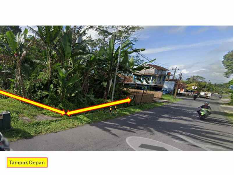 dijual tanah jl boyong tanen