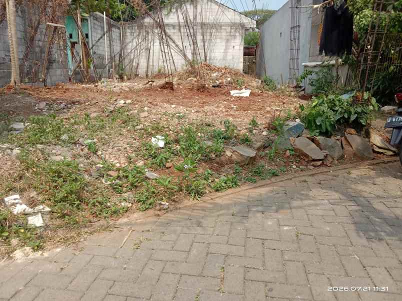 dijual tanah jl h holil kel kreo kec