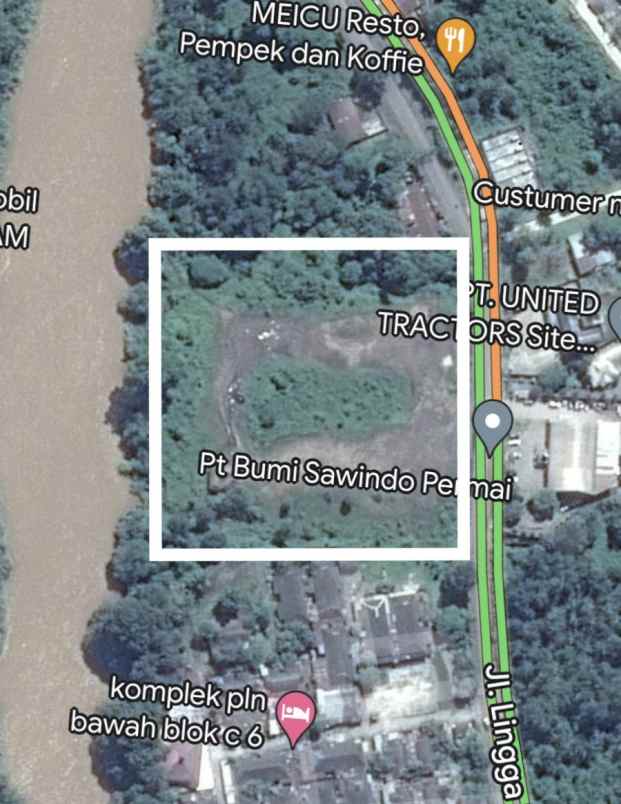 dijual tanah jl lingga raya lawang