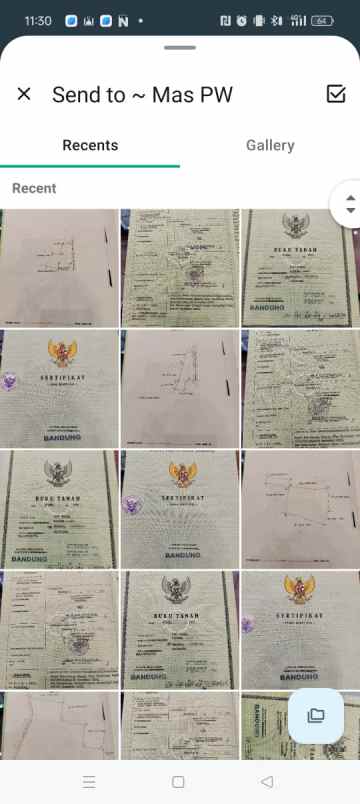 dijual tanah jl sersan bajuri cihideung