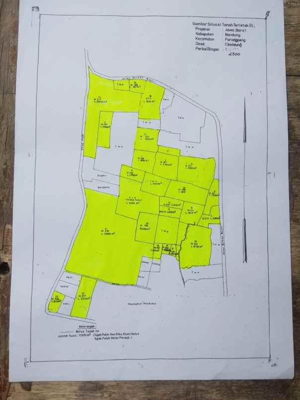dijual tanah jl sersan bajuri cihideung