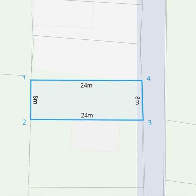 dijual tanah jl tatiapi kelod