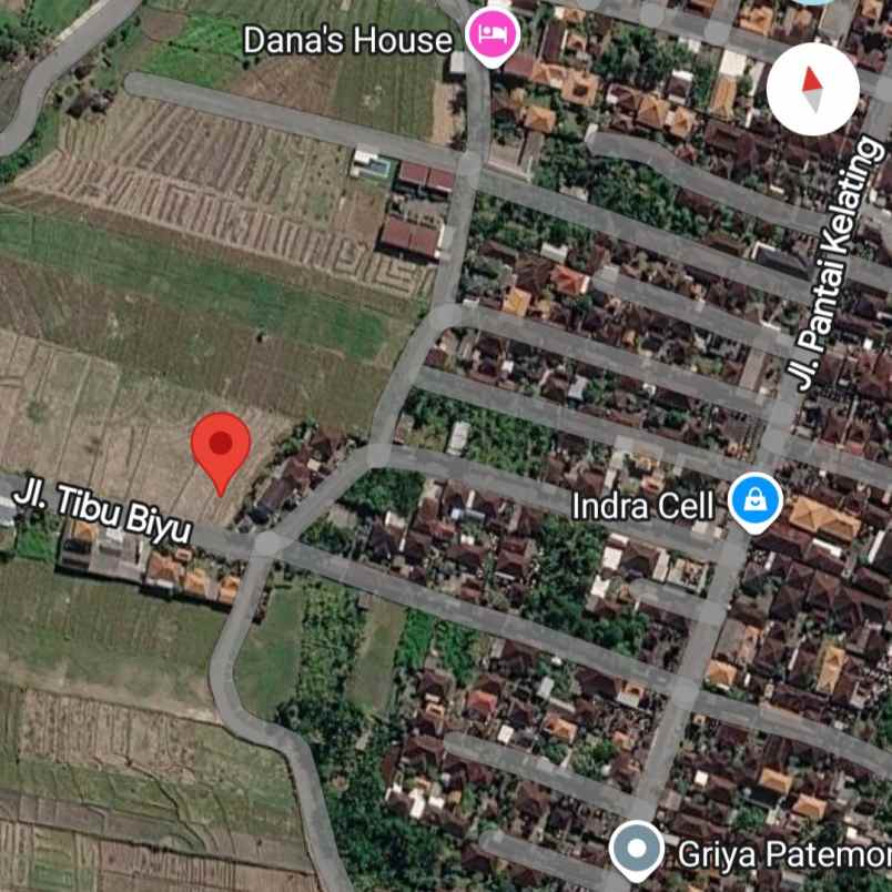 dijual tanah jl tibu biyu