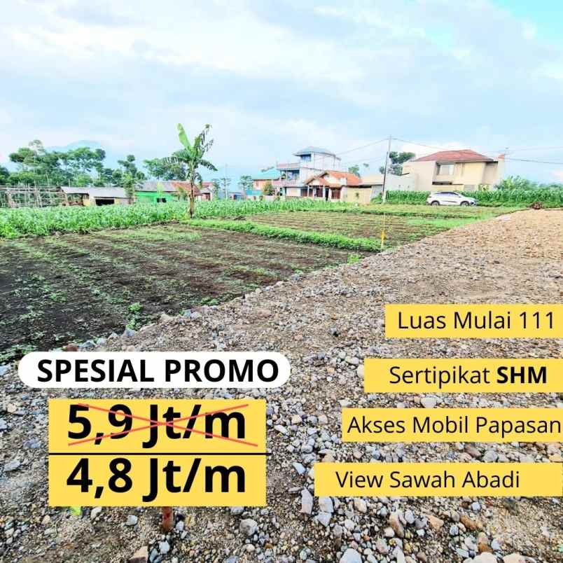 dijual tanah jl titibumi barat