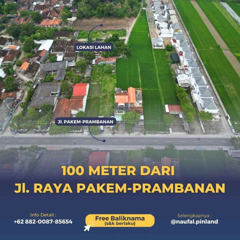dijual tanah keniten tamanmartani