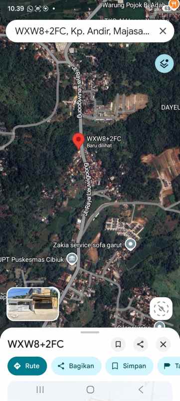 dijual tanah kp andir majasari