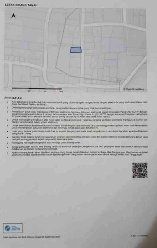 dijual tanah nene