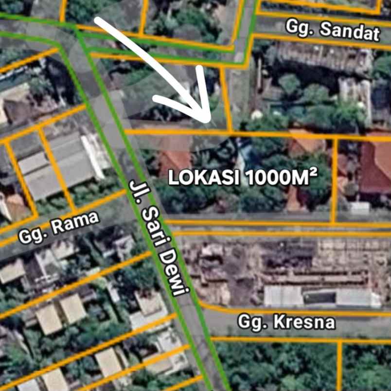 dijual tanah oberoi kerobokan