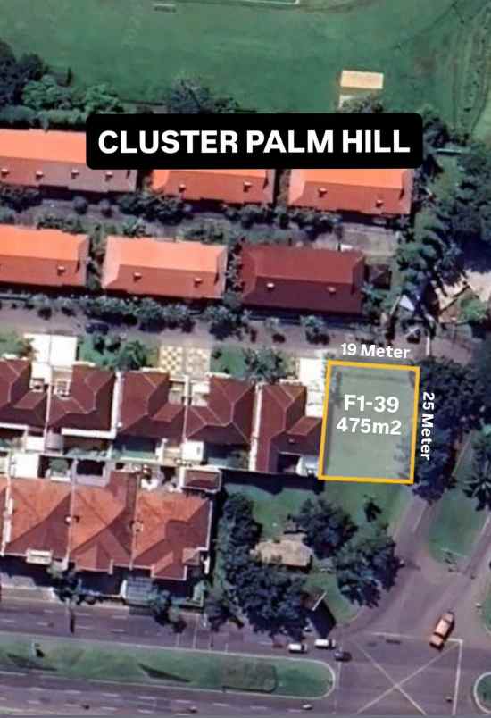 dijual tanah palm hill citraland