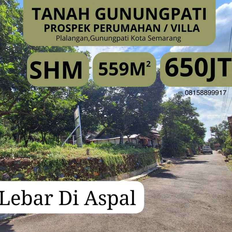 dijual tanah plalangan