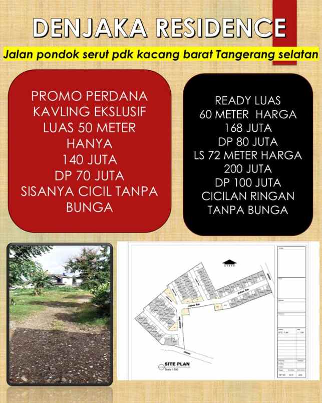dijual tanah pondok aren
