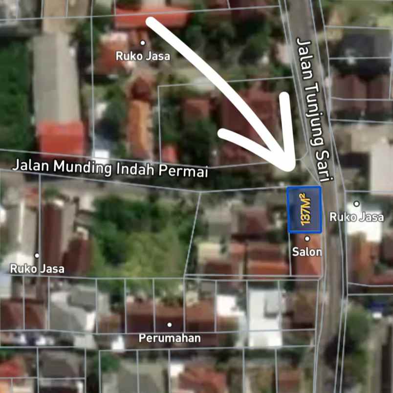 dijual tanah tunjung ssri