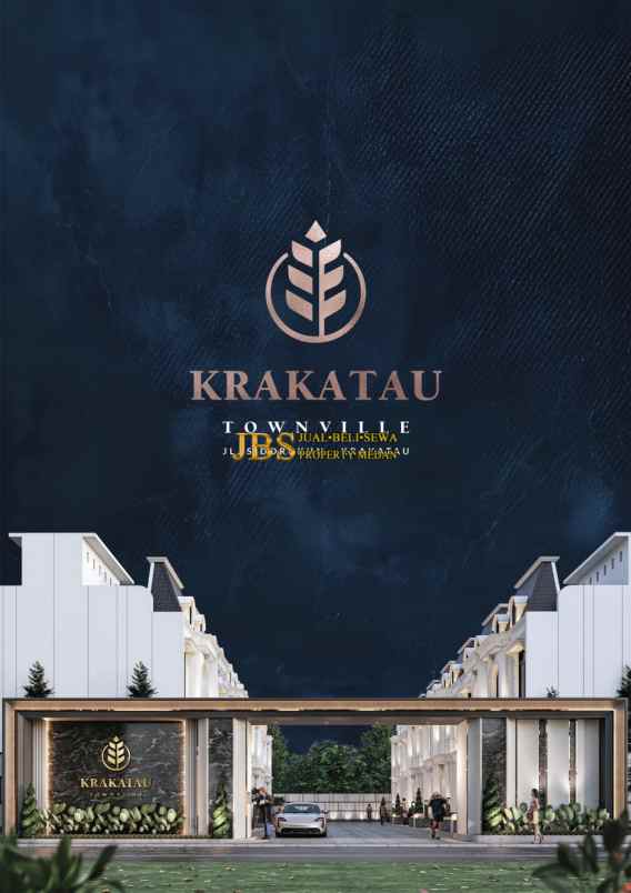 dijual villa krakatau townville jalan