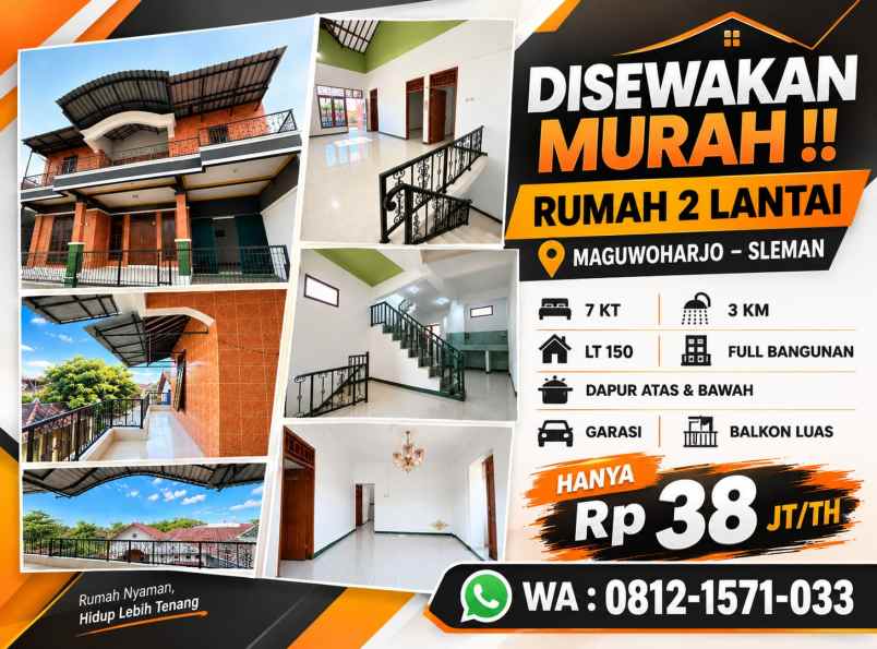 disewakan rumah maguwoharjo sleman yogyakarta