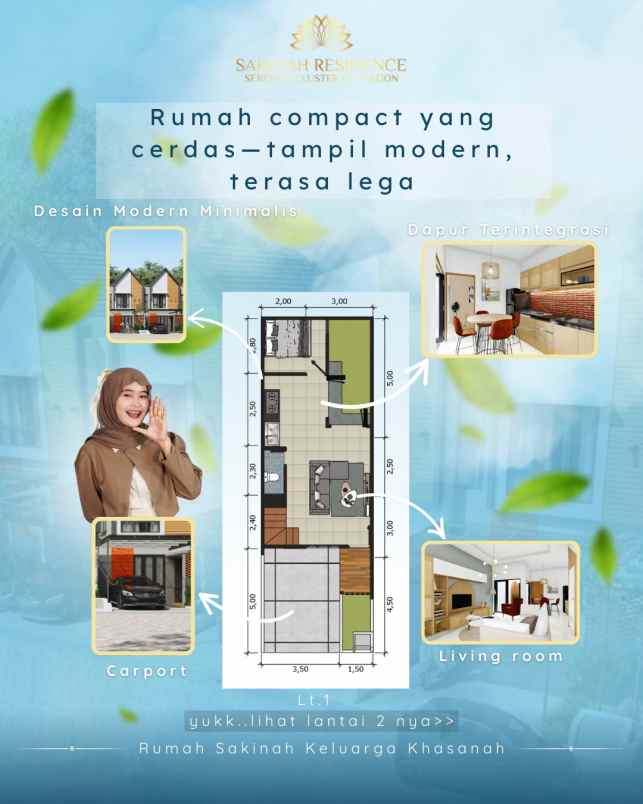 jual bu rumah 2 lantai lokasi super strategis cilegon