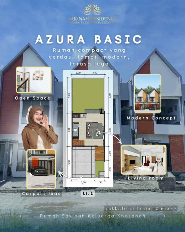 jual bu rumah 2 lantai lokasi super strategis cilegon