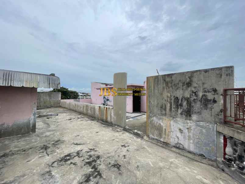 jual ruko gandeng 3 di jalan pertempuran brayan medan