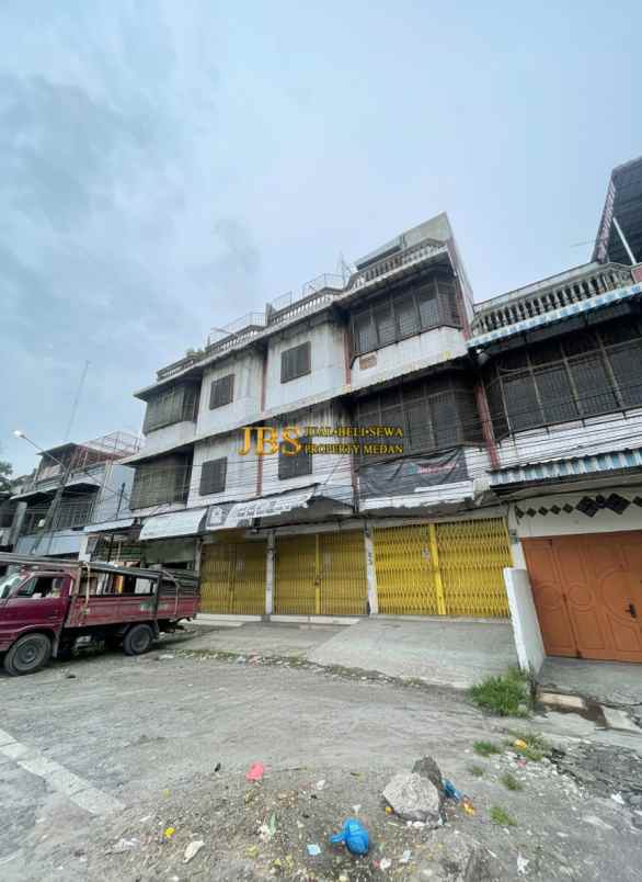 jual ruko gandeng 3 di jalan pertempuran brayan medan