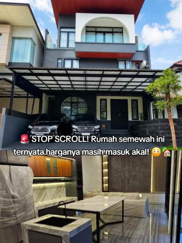 jual rumah citraland depan minimalis 5 kamar