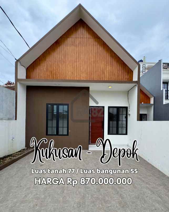 jual rumah murah di kukusan baji depok