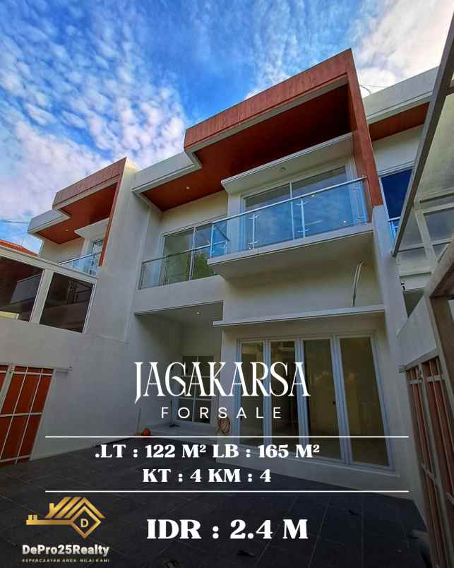 jual rumah siap huni di komplek dki jagakarsa