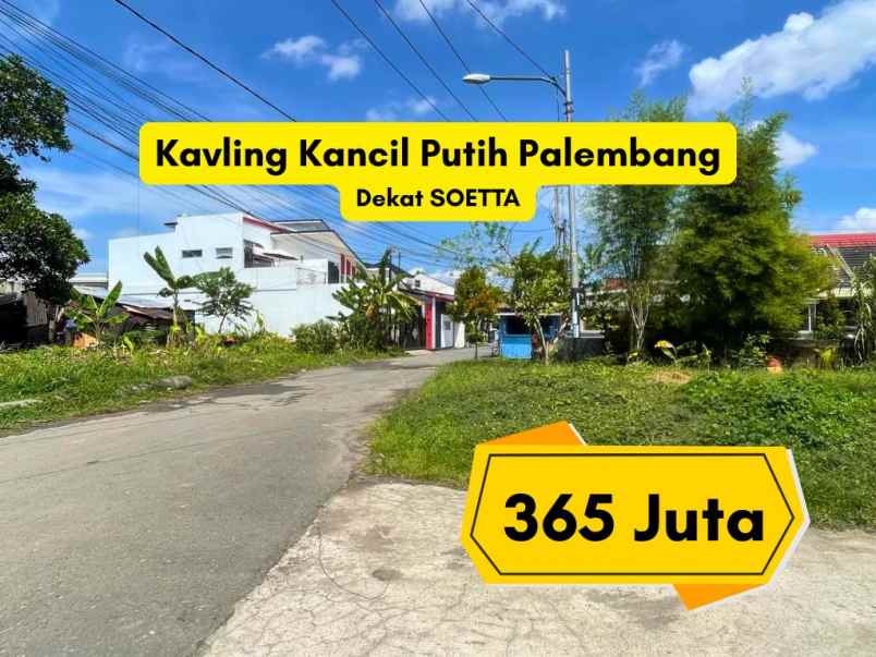 kavling kancil putih palembang shm 2 menit ke soetta