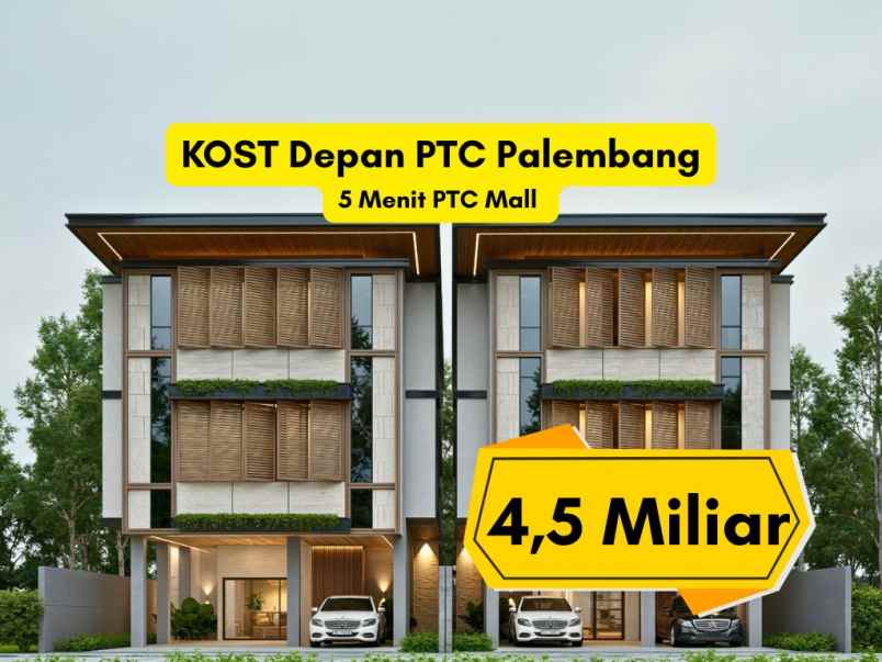 kost premium depan ptc mall palembang 18 kamar