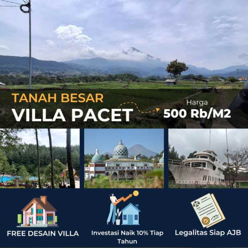 lahan luas pacet pasti untung dekat wisata pacet