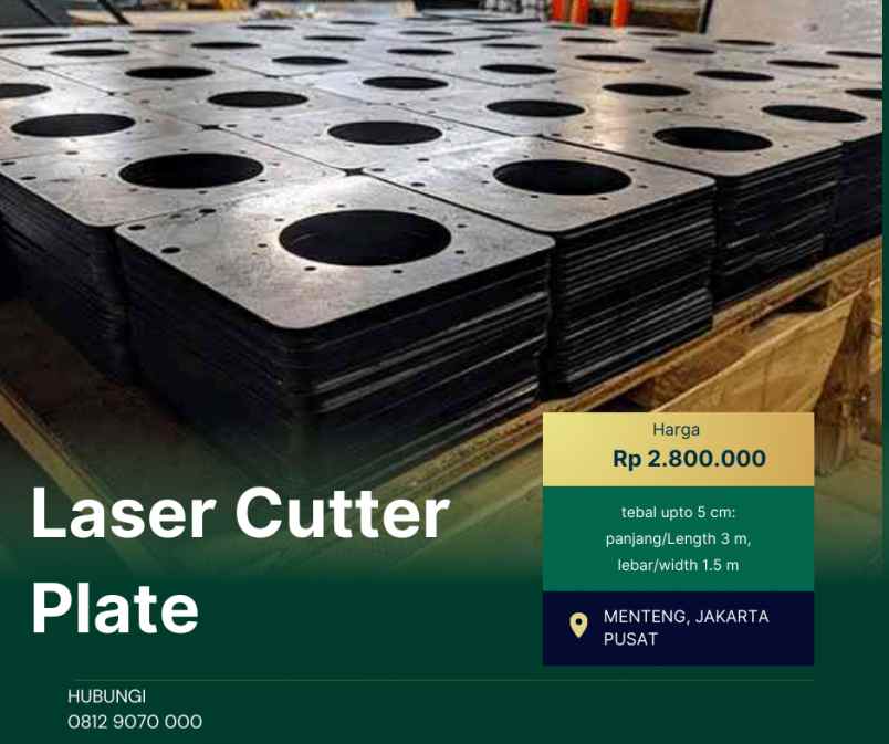 laser potong plate metal