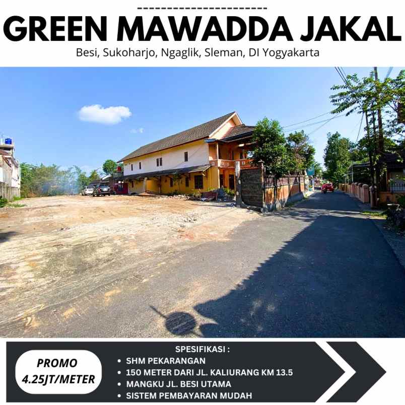 pekarangan murah strategis timur jakal km 13 5