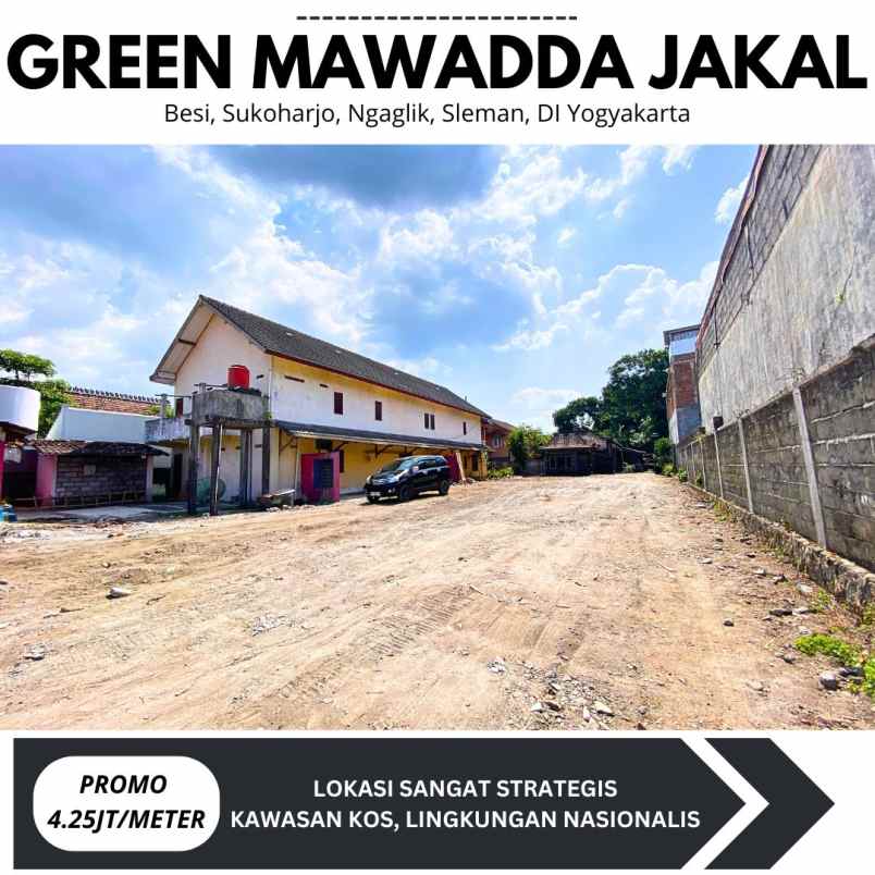 pekarangan murah strategis timur jakal km 13 5