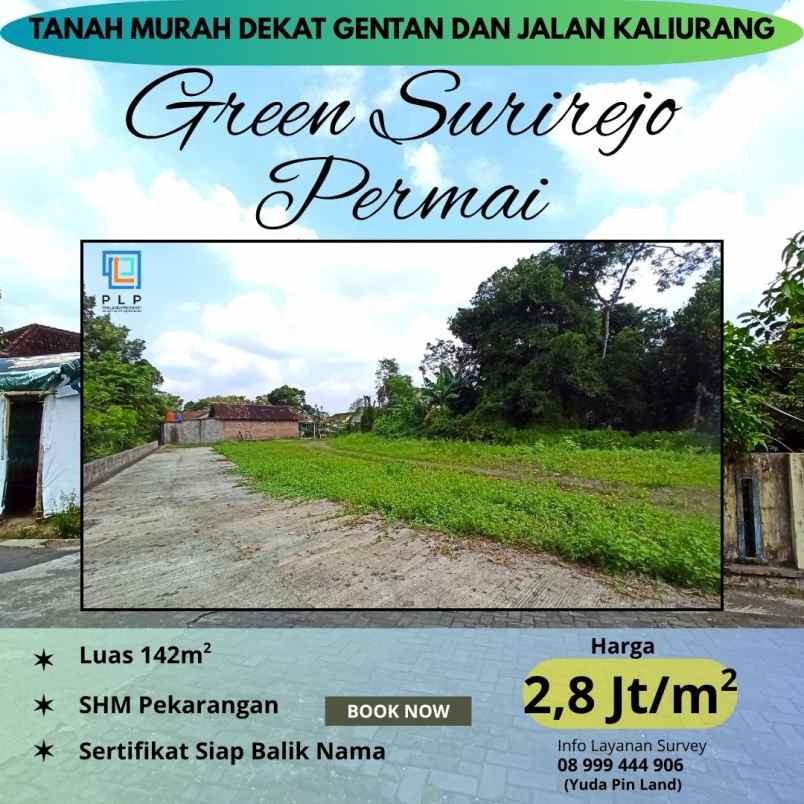 promo kavling dekat gentan dan jalan kaliurang km 10
