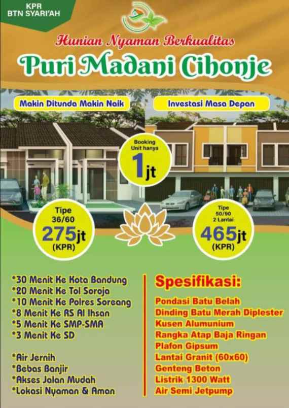 ruko gudang kantor desa wargaluyu kec